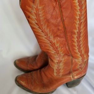 Vintage Larry Mahan Western Boots